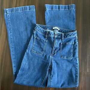 Lauren Conrad flared blue jeans